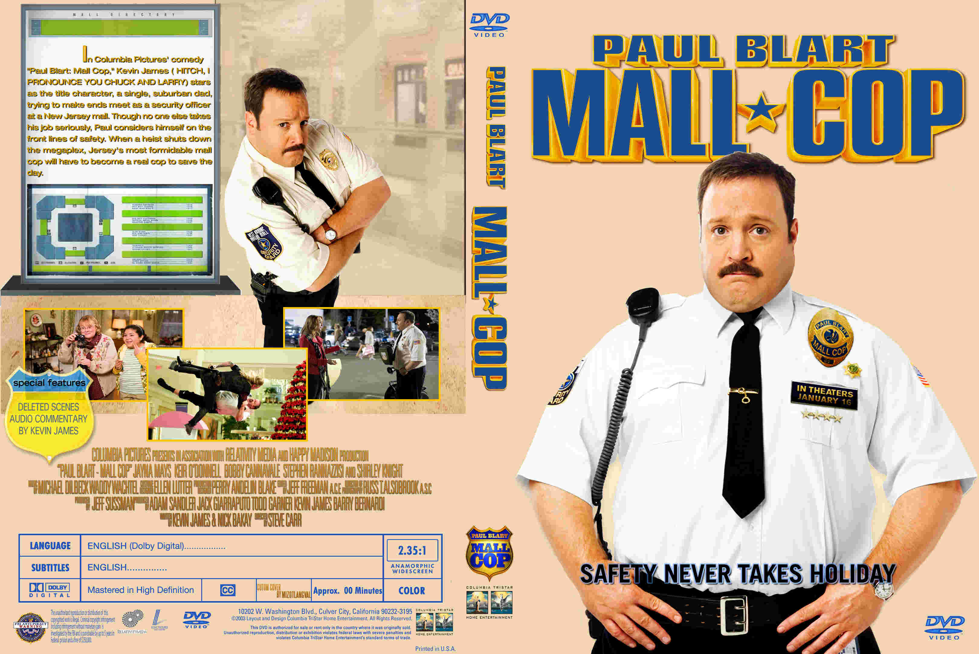 Paul Blart Mall Cop (2009) Dual Audio Hindi 480p 720p BluRay Download